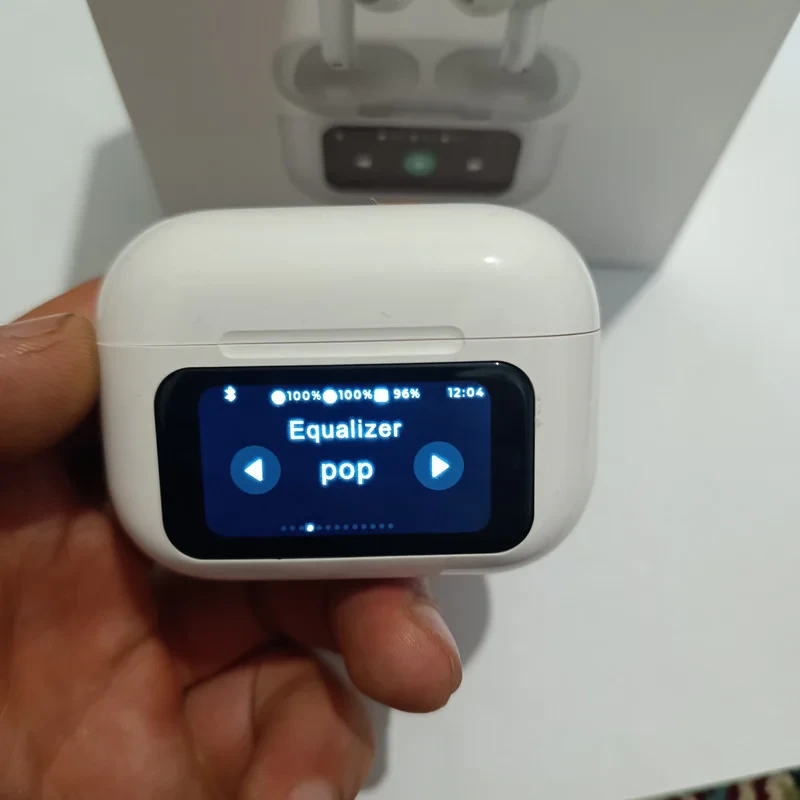 هدفون بلوتوثی مدل 8455ا airpods pro screen 2024