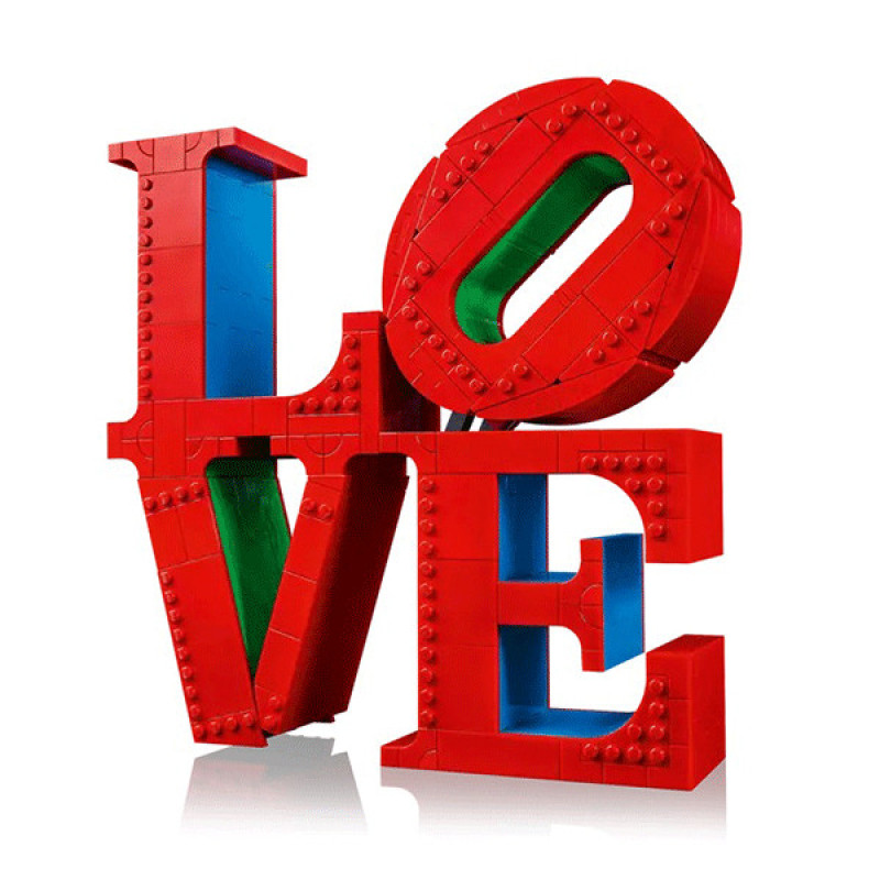 لگو 791 تکه سری آرت مدل LOVE کد 31214