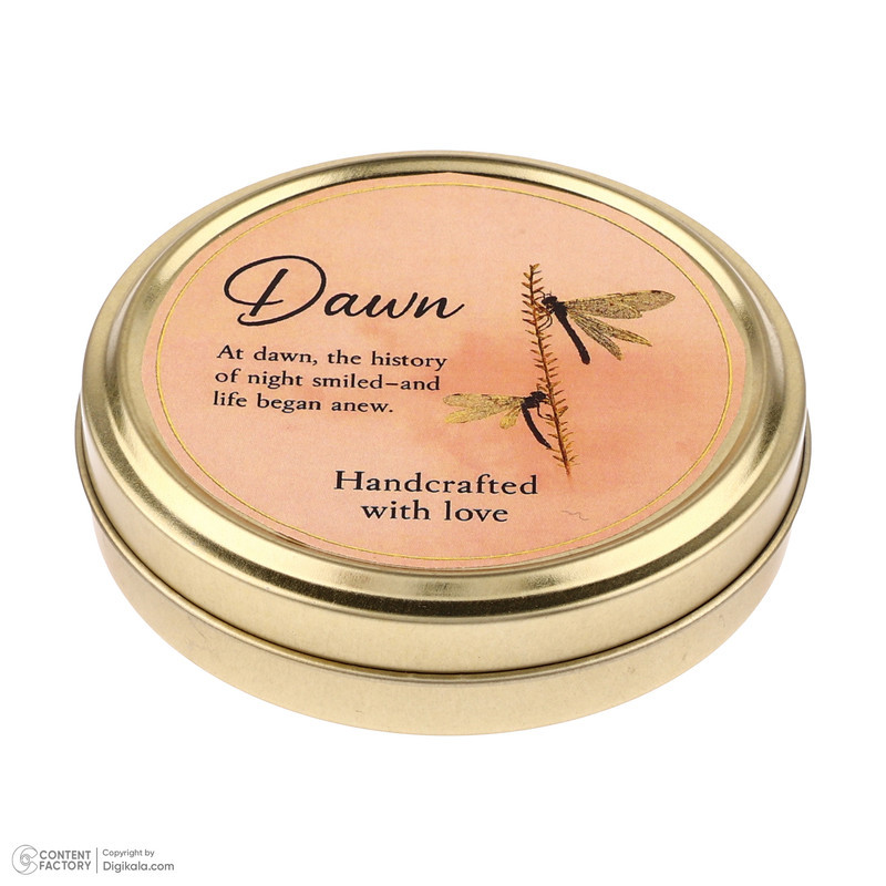 شمع کاسه ای معطر مدل Dawn با رایحه میوه‌های جنگلی زمان اتمام 5 ساعت