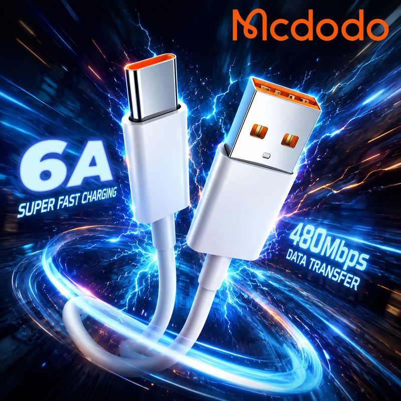 کابل تبدیل USB به usb-C مک.دودو مدل CA-6673 طول 1 متر