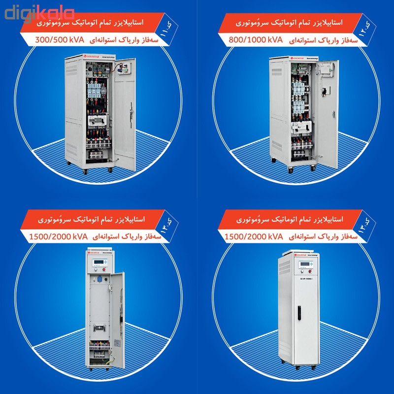 استابلایزر گلداستار مدل LG-1P-1.5K-R