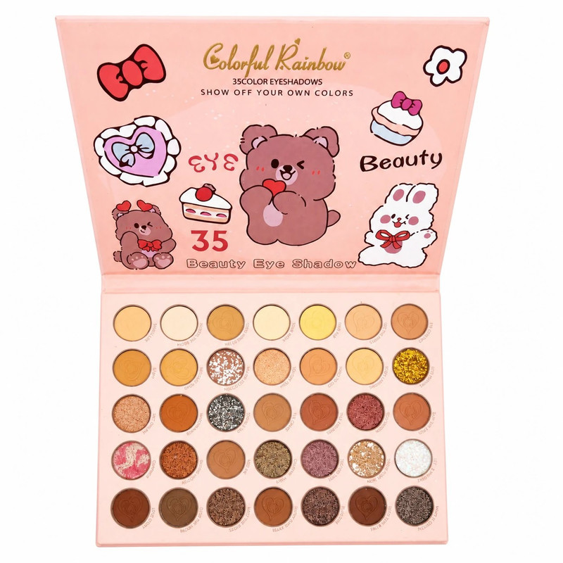 پالت سایه چشم کالرفول رینبو مدل CuteBear