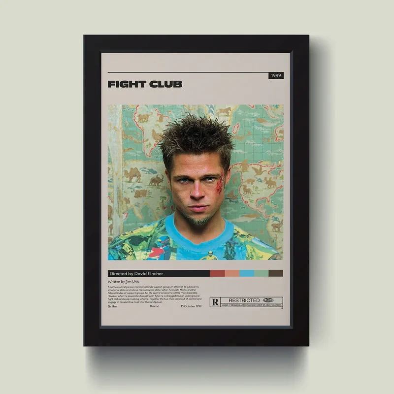 تابلو مدل Fight Club کدQ4526