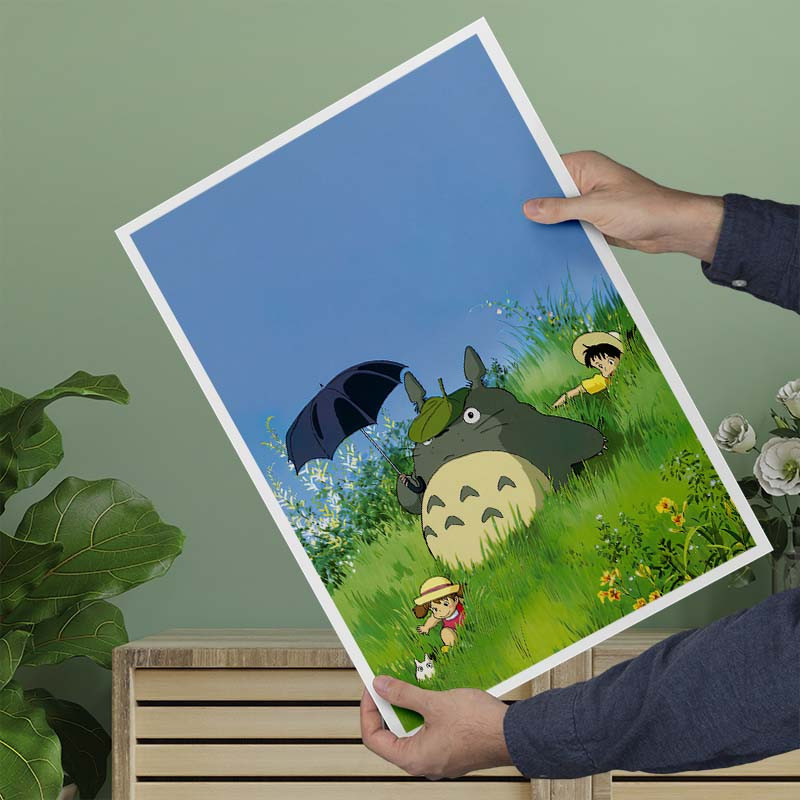 پوستر کارنيکا طرح همسایه من توتورو My Neighbor Totoro کد 58599 مجموعه 8 عددی