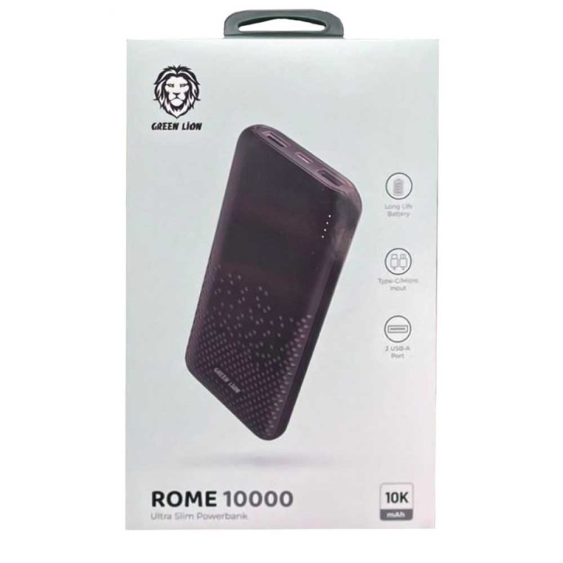 پاوربانک گرین لاین مدل Rome ظرفیت 100000میلی‌آمپر ساعت