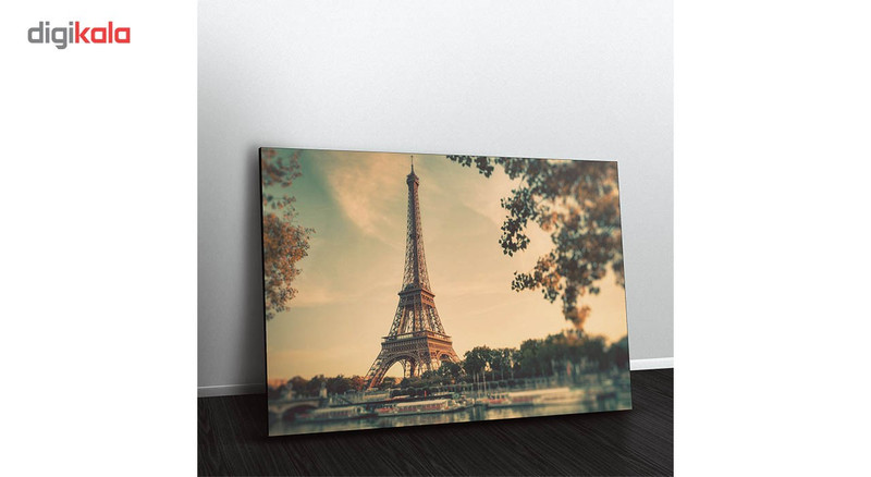 تابلو شاسی ونسونی طرح Retro Paris سایز 50x70 سانتی متر