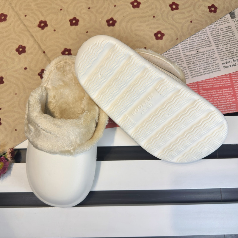 دمپایی حوله‌ای زیتون مدل کریسمس کد Wh-01
