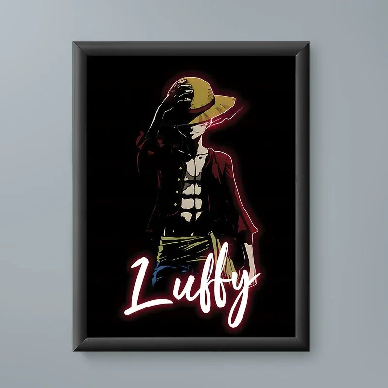 تابلو مدل انیمه لوفی وان پیس 15 Luffy One Piece anime