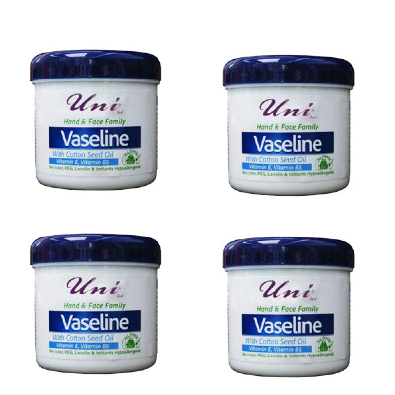 وازلین یونی لد مدل Cotton Seed حجم 100 میلی لیتر مجموعه 4 عددی