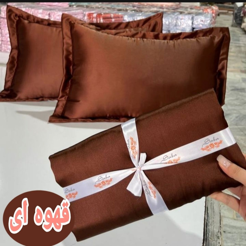 رو بالشی مدل ساتن قابدار سایز 60*80 سانتی متر