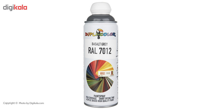 اسپری رنگ خاکستری دوپلی کالر مدل RAL 7012 حجم 400 میلی لیتر