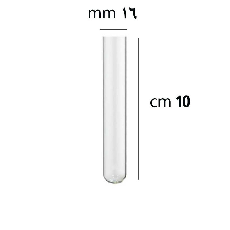 لوله آزمایشگاهی مدل  QC LAB کد 100x16 بسته 8 عددی