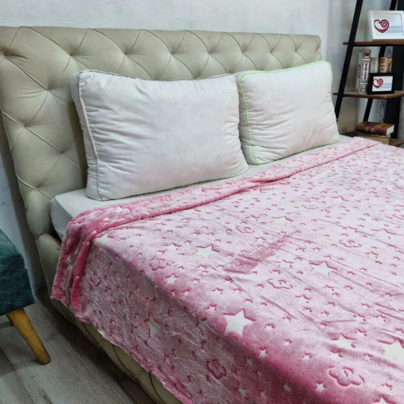 پتو مسافرتی 1 نفره ویراگیتا مدل ابر و ستارهnew سایز 150x200 سانتی‌متر