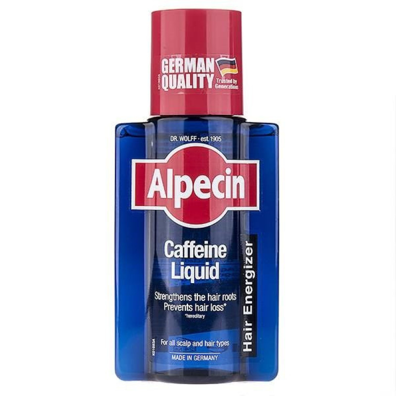 شامپو مو آلپسین مدل Caffeine C1 حجم 250 میلی لیتر به همراه محلول تقویت کننده مو آلپسین مدل Caffeine حجم 200 میلی لیتر