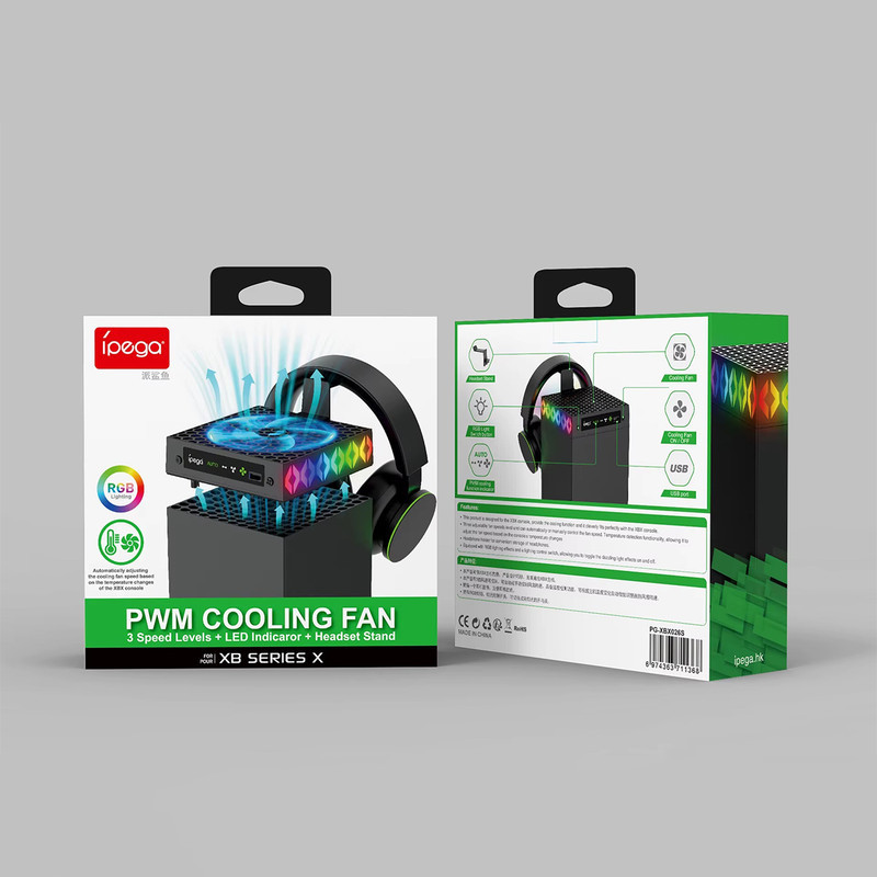فن خنک کننده RGB کنسول ایکس باکس سری ایکس آی پگا مدل PG-XBX026S