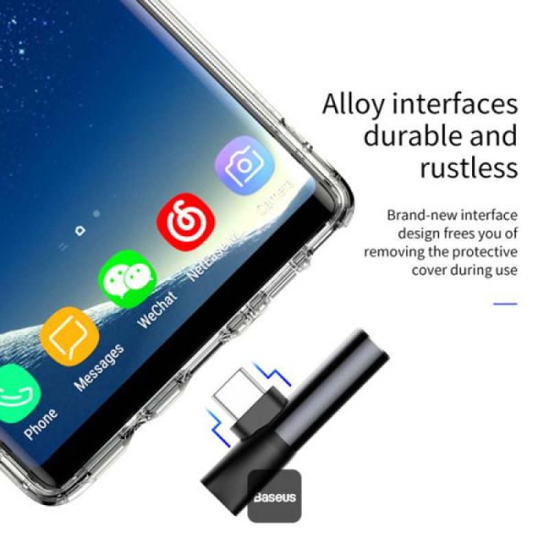مبدل USB-C به AUXUSB-C باسئوس مدل l41