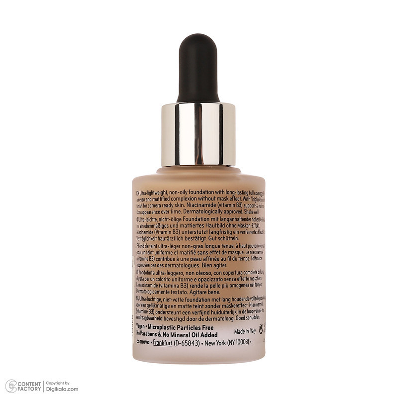کرم پودر کاتریس مدل Liquid Coverage حجم 10 میلی لیتر