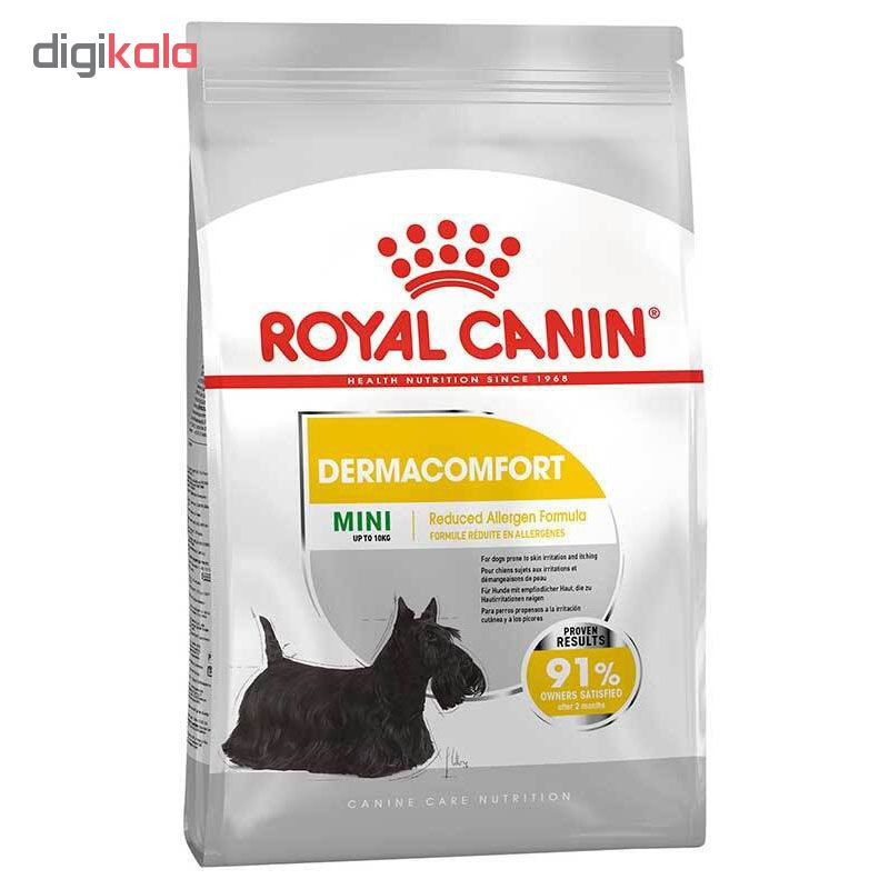 غذای خشک سگ رویال کنین مدل Mini Dermacomfort وزن 3 کیلوگرم
