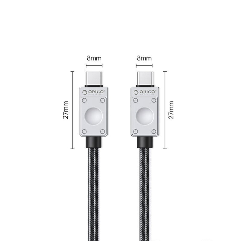 کابل شارژ 240W USB4.0 اوریکو مدل 240A2-40-15 طول 1.5 متر