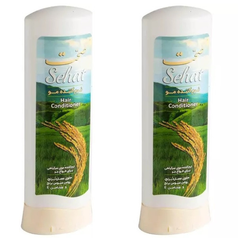 نرم کننده مو صحت مدل Vitamin E حجم 300 میلی لیتر مجموعه 2 عددی