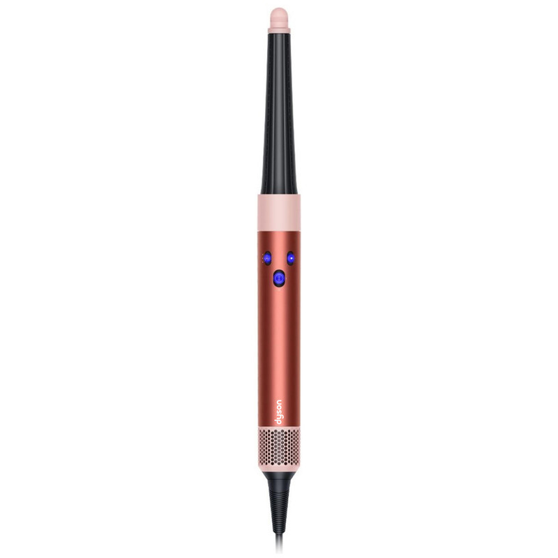 سشوار برس‌دار حالت‌دهنده 1300 وات دایسون مدل Airwrap id HS08، موتور AC، وزن 650 گرم، دارای سری شانه‌دار، سری برس‌دار گرد پهن، خشک‌کن ملایم با ویژگی فرکنندگی، صاف‌کنندگی، حجم‌دهندگی، با قابلیت فناوری تولید یون
