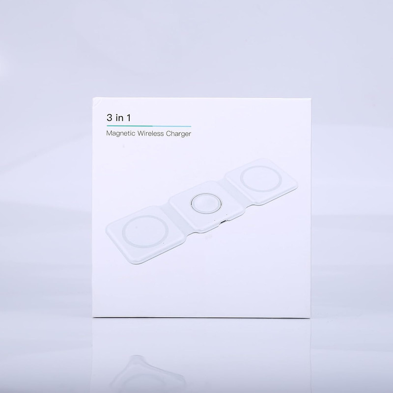 شارژر بی سیم مدل  3in1 magnetic wireless charger