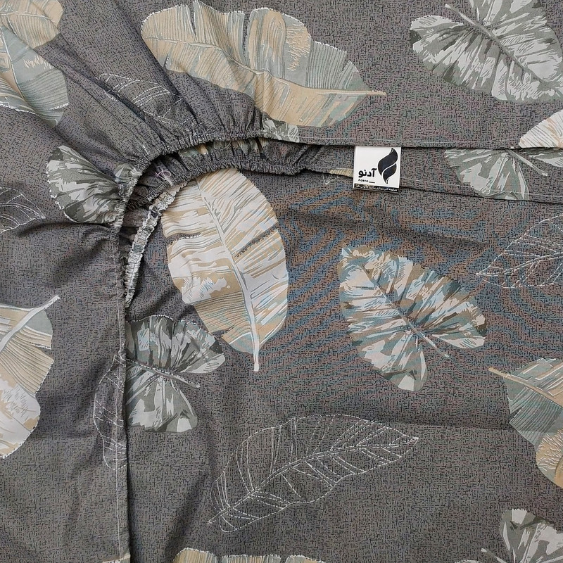 ملحفه آدنو مدل Lamella کد IR27 دونفره سایز 160x200 سانتی متر