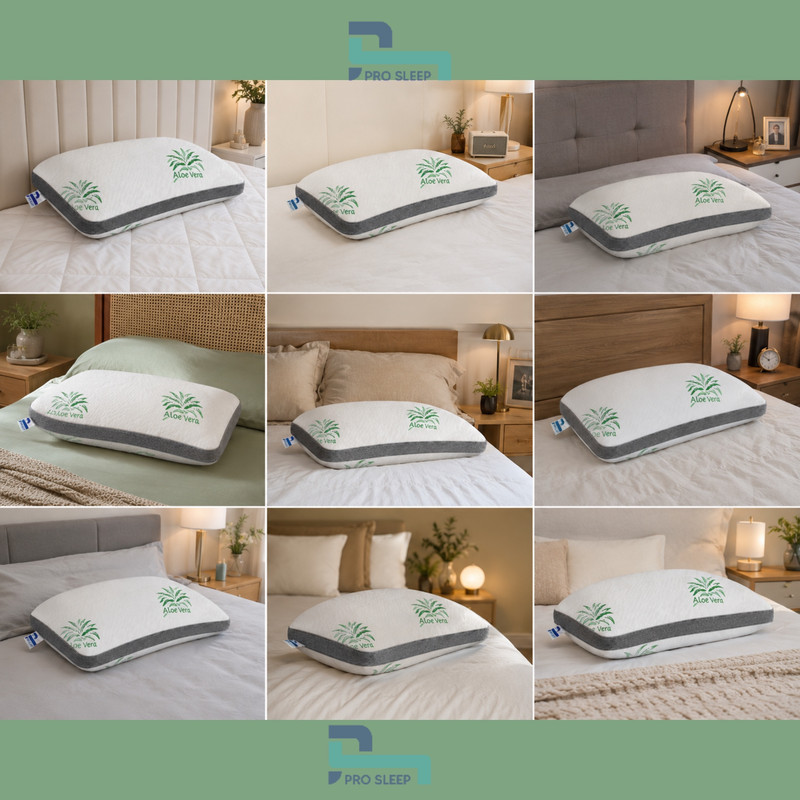 بالش پرو اسلیپ مدل میکروفایبرژل ALOE VERA سایز 60x40 سانتی متر