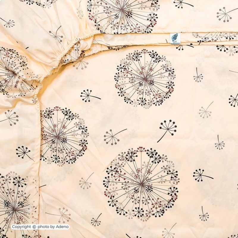 سرویس ملحفه آدنو مدل Dandelion کد IR119 یک نفره 2 تکه
