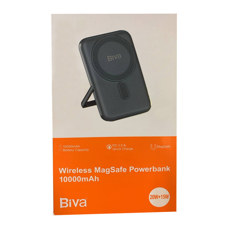 پاوربانک بی سیم 20 وات بیوا مدل Wireless BP-016 ظرفیت 10000 میلی‌آمپرساعت