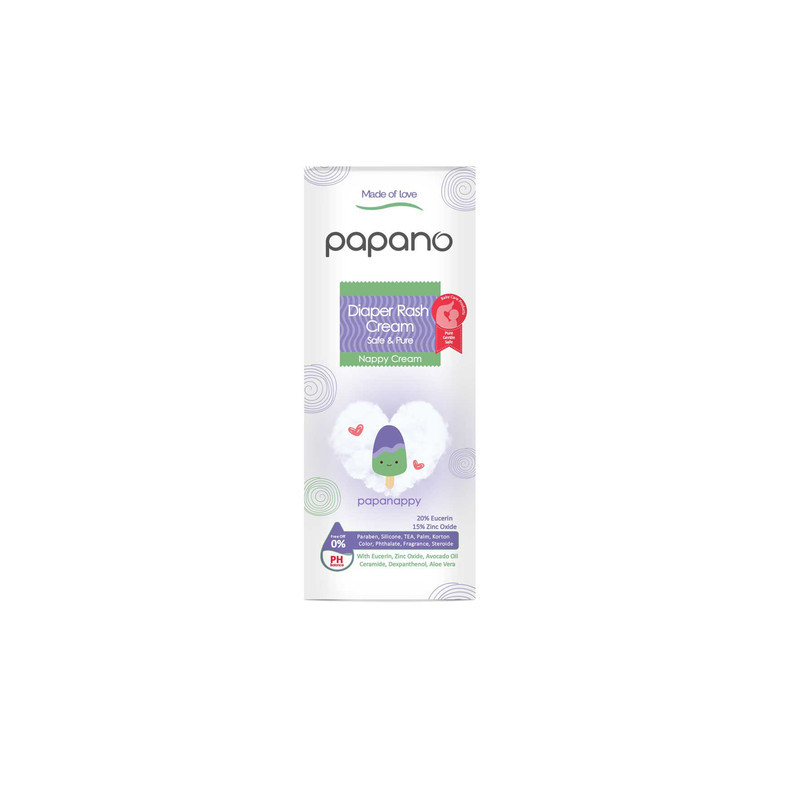 کرم محافظ پای کودک پاپانو مدل papanappy حجم 75 میلی لیتر