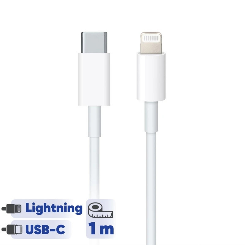 کابل تبدیل USB-C به لایتنینگ مدل iph-li طول 1 متر