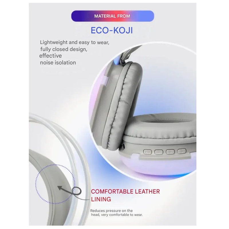 هدست مخصوص بازی بلوتوثی دوپریم مدل Uniguma RGB