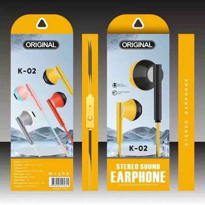 هندزفری اورجینال مدل K-02