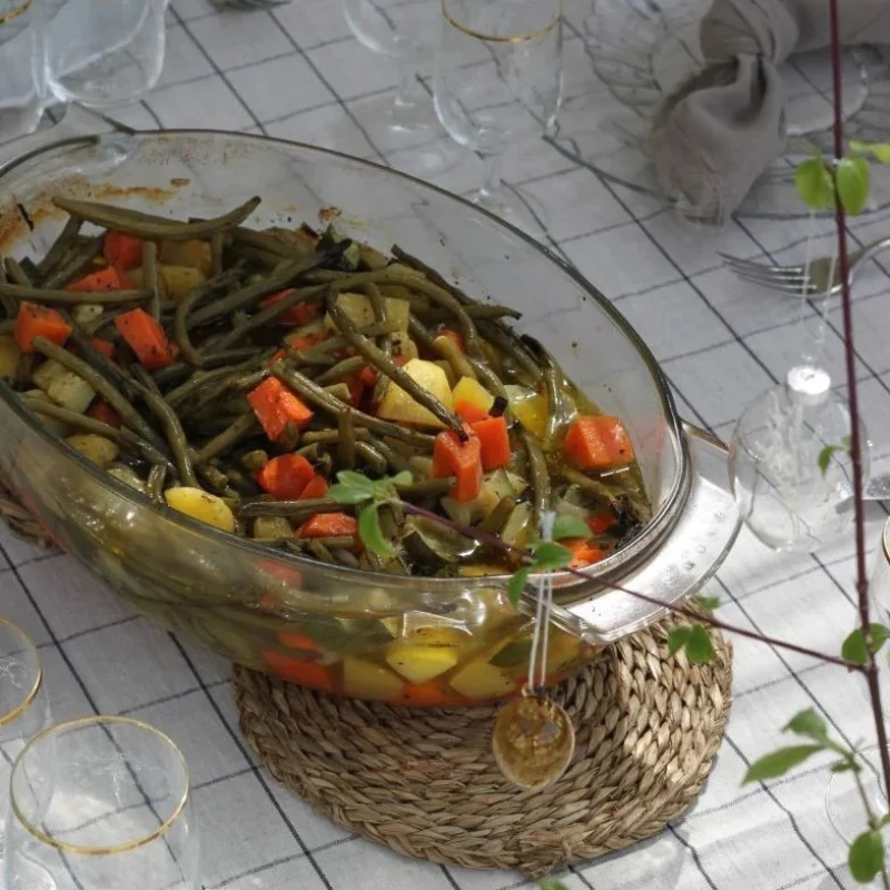ظرف پخت پیرکس مدل مرغ خوری کد 58L