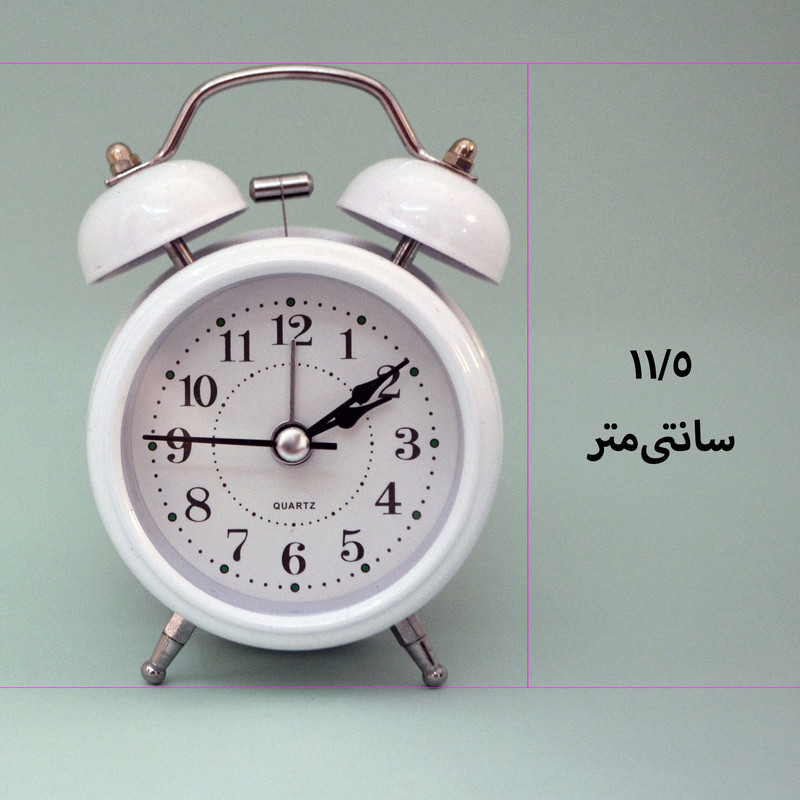 ساعت رومیزی مدل شماطه دار کد S12-05