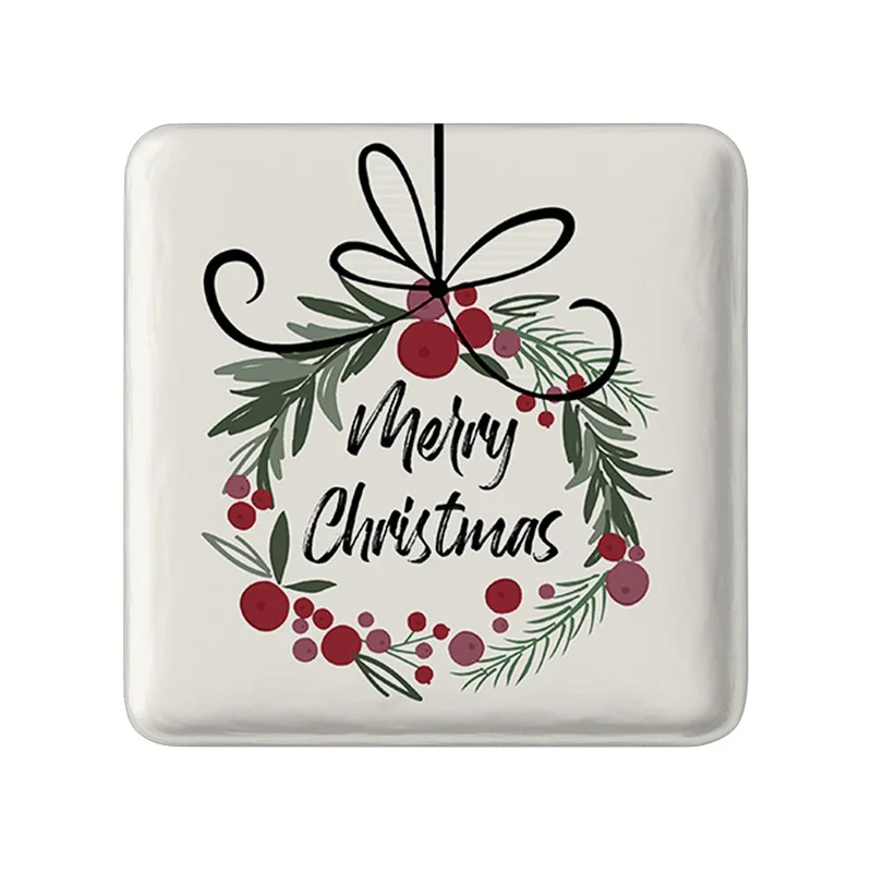 مگنت خندالو طرح کریسمس Christmas  مدل مربعی کد 22173