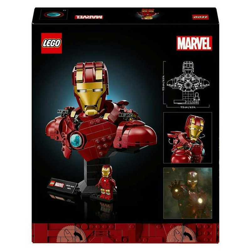 لگو سری مارول مدل Iron Man MK4 Bust کد 76327