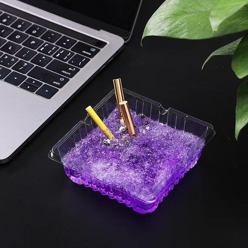 زیرسیگاری مدل خاک ژله ای بسته 5 عددی