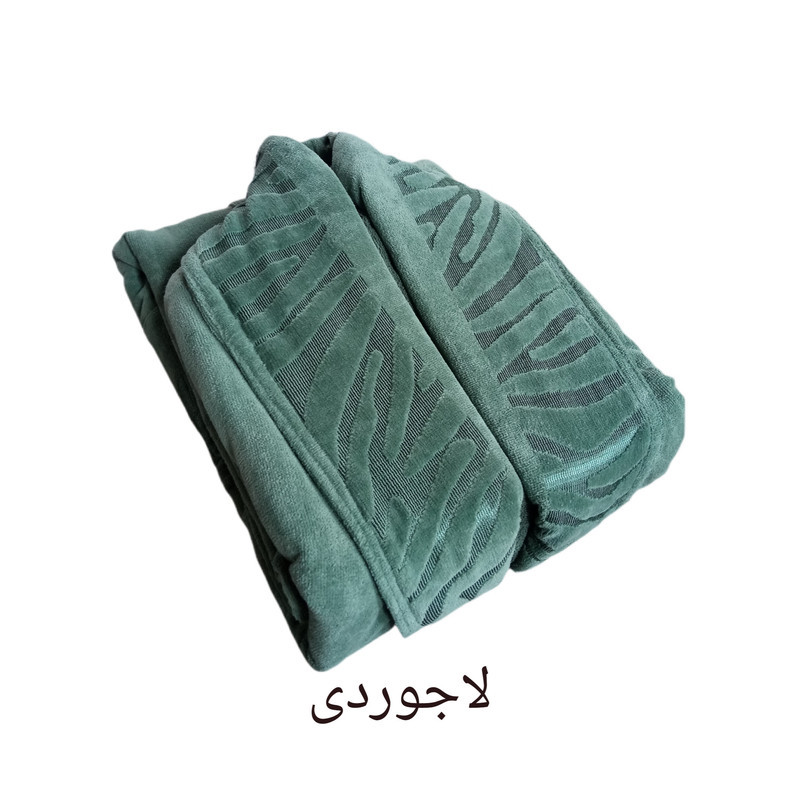 حوله پالتویی پاموک مدل یقه زبرا سایز 125 مناسب برای قد 160 تا 180 سانتی متر