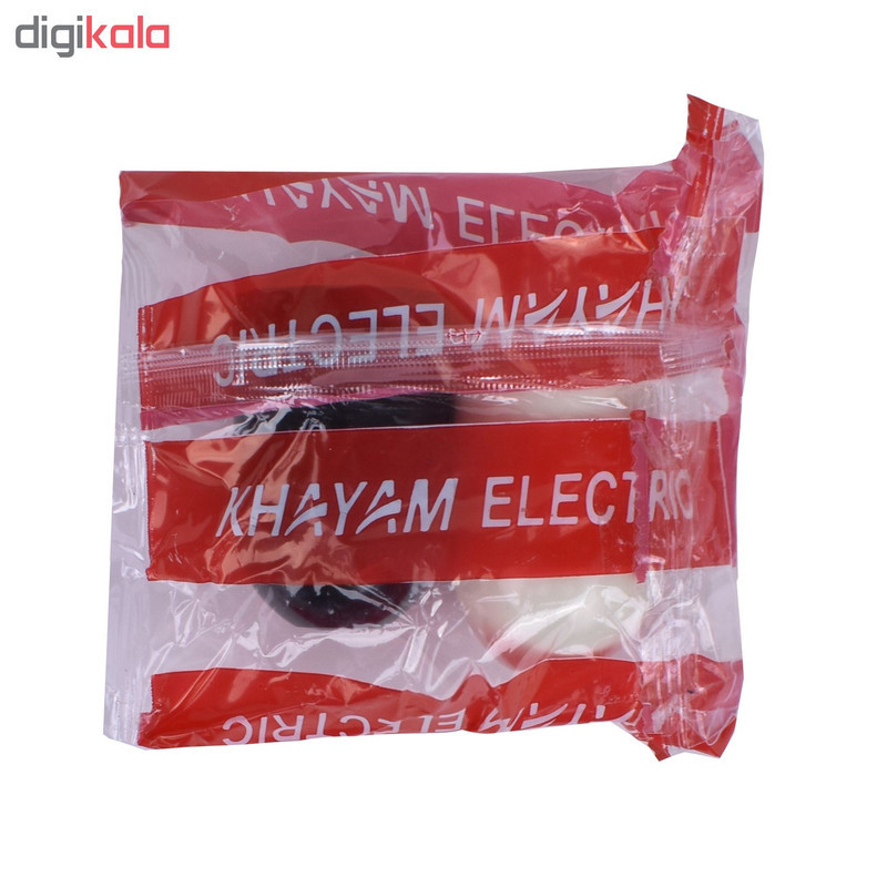 سرپیچ لامپ خیام الکتریک مدل KH8042 کد E27 بسته 2 عددی