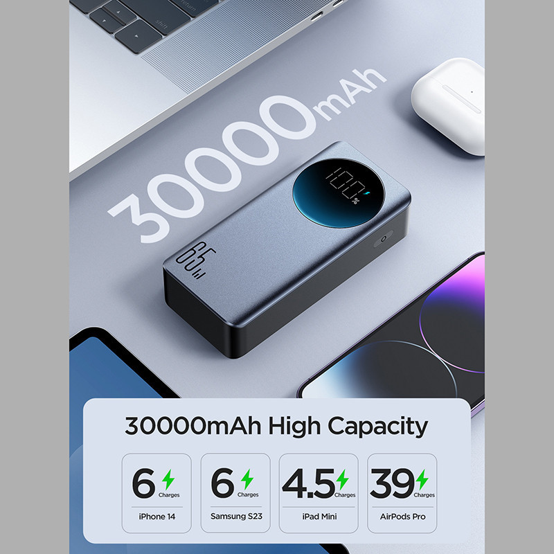 پاور بانک جوی روم مدل JR-PBF05  ظرفیت 30000 میلی آمپر