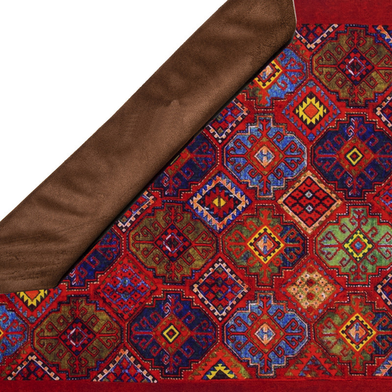 رومیزی طرح قشقایی کد KN-SQGHash65