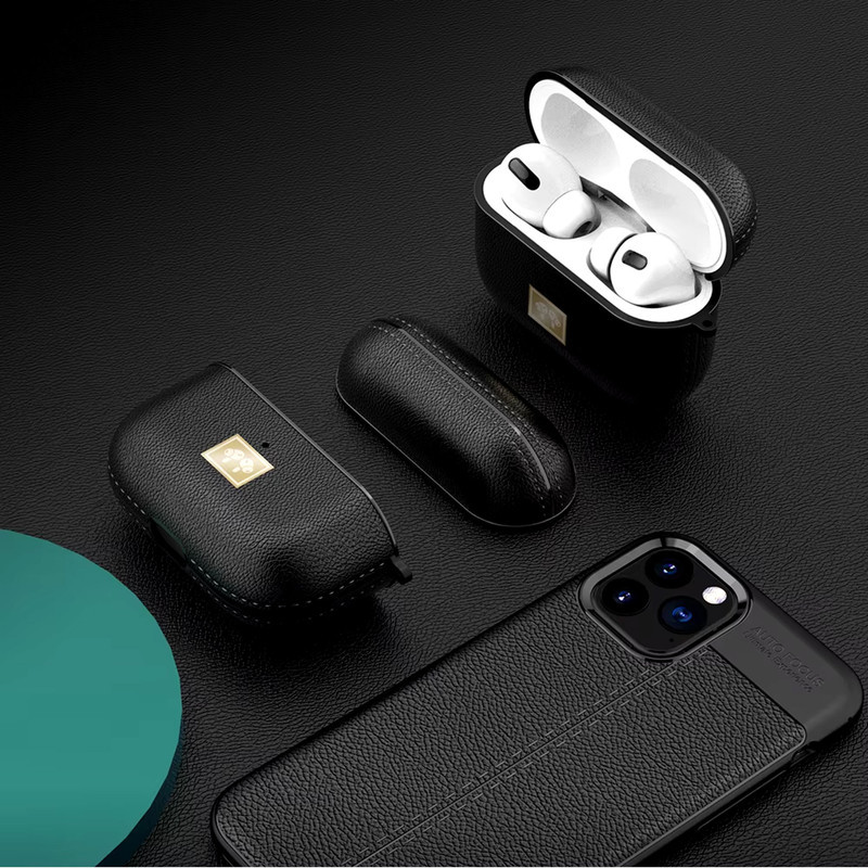 کاور شیپ مدل Leather NV مناسب برای کیس اپل Airpods Pro \ Pro 2