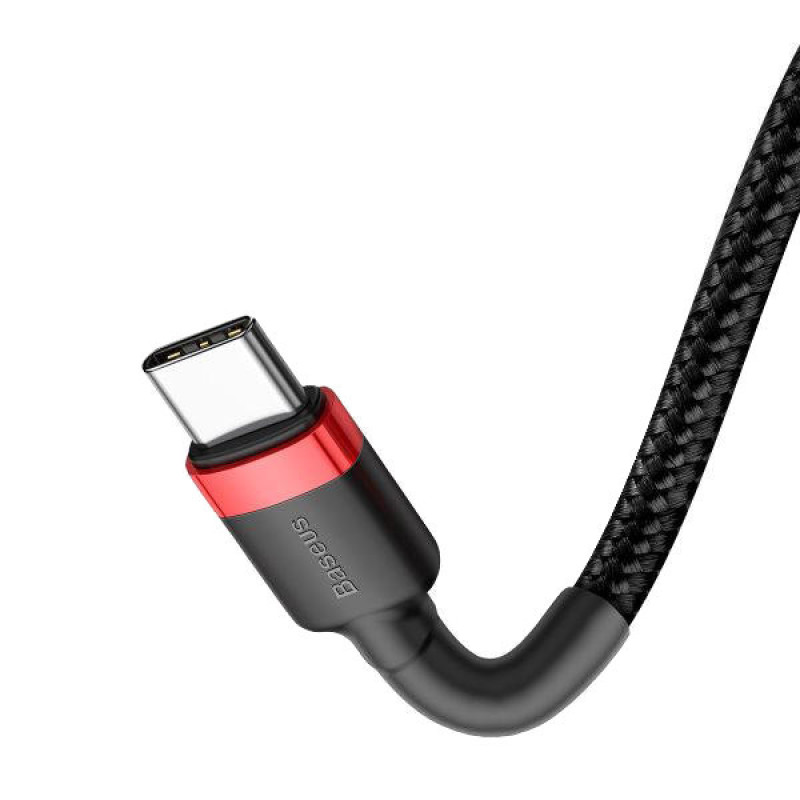 کابل تبدیل USB به USB-C باسئوس مدل Cafule طول 0.5 متر