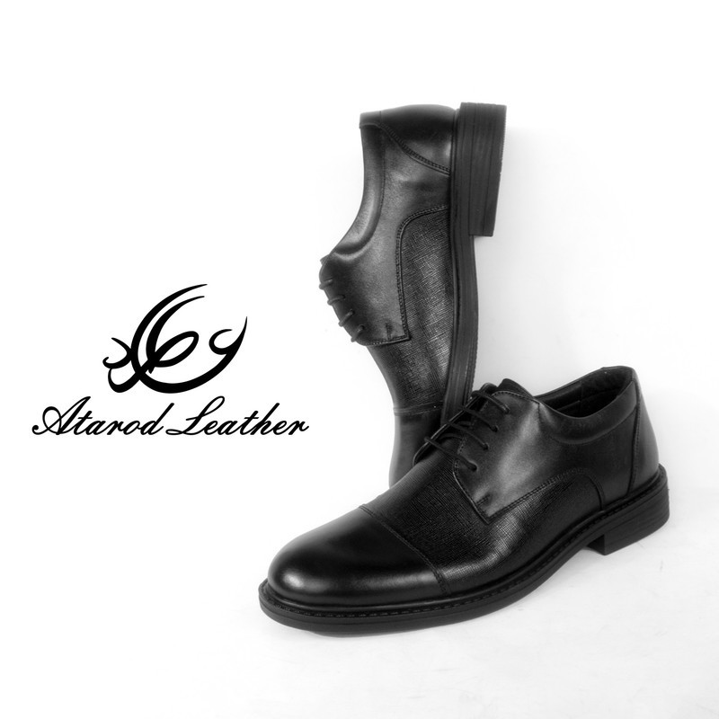 کفش مردانه چرم عطارد مدل  چرم طبیعی کد SH191
