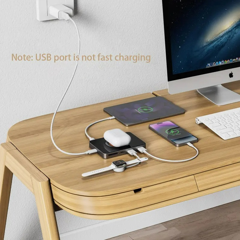 هاب داک استیشن 10پورت مدل multi port wireless charger-10port