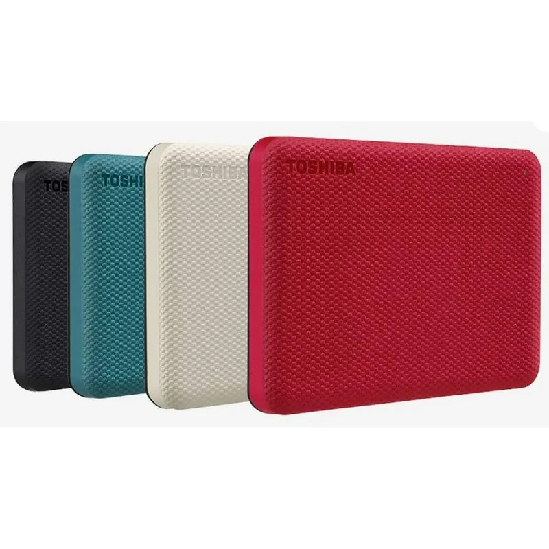 هارد اکسترنال توشیبا مدل Canvio Advance ظرفیت دو ترابایت دارای رابط USB Type-A 3.2