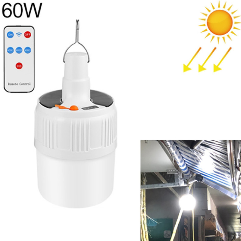 چراغ آویز چادر مدل شارژی کد Led-Bulb-KJ-V56