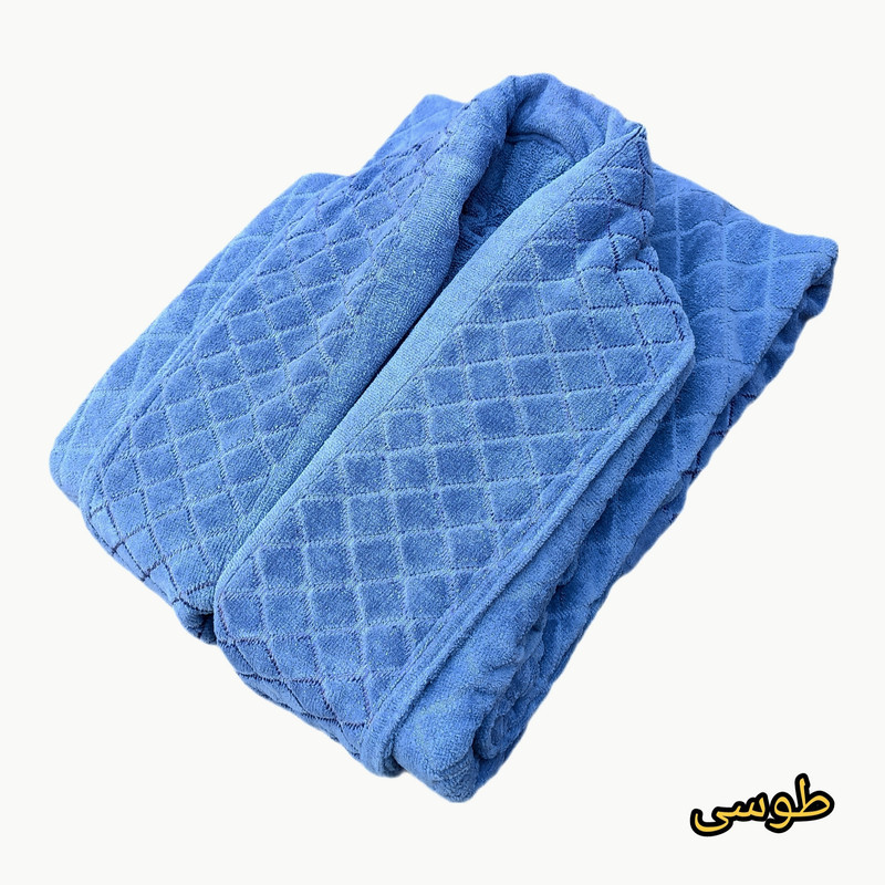 حوله پالتویی پاموک طرح تنپوش شطرنجی سایز 135